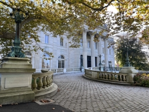 Marble House is among the Gilded Age mansions very close by.